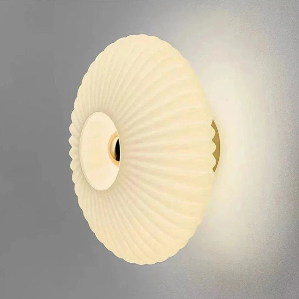 Verthara LED Glass Wall Sconce Milk White / Warm white
