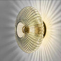 Verthara LED Glass Wall Sconce Smoke Grey / Warm white