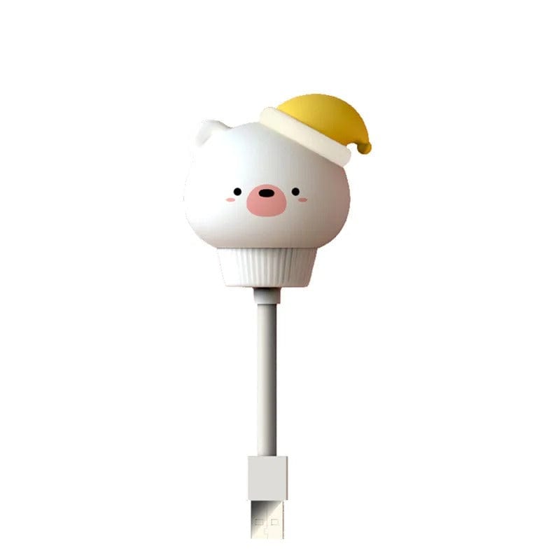 Verthara LED Night Light for Children - USB Rechargeable Bear / No