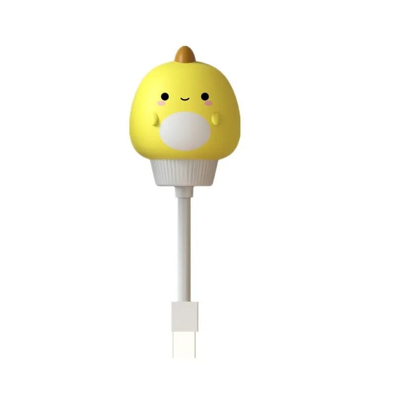 Verthara LED Night Light for Children - USB Rechargeable Duckling / No