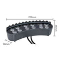 Verthara LED Outdoor Spotlight With Spike Mount – IP65 Rated - RGB - Aluminium - Garden Landscape Lighting - 12W - Durable and Weatherproof