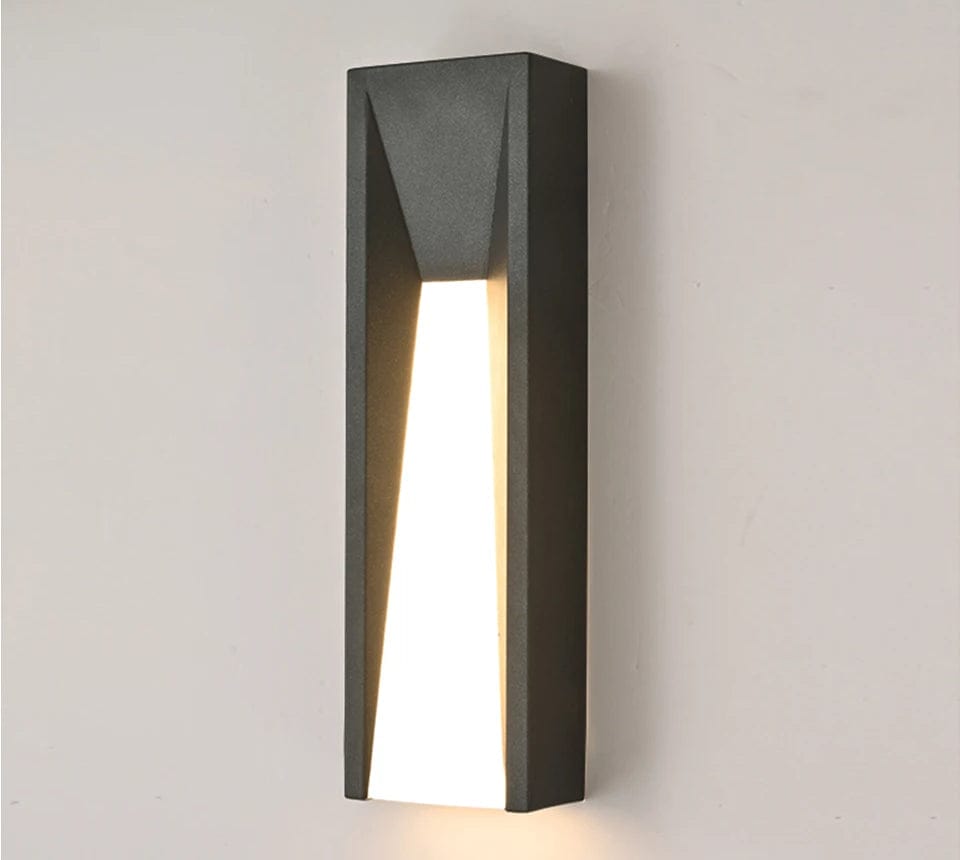 Verthara LED Outdoor Wall Light - Wall Mounted - IP65 Rated - Black Aluminium - Warm/Cool White - Energy Efficient - Modern Design warm white / H100cm