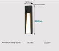 Verthara LED Outdoor Wall Light - Wall Mounted - IP65 Rated - Black Aluminium - Warm/Cool White - Energy Efficient - Modern Design