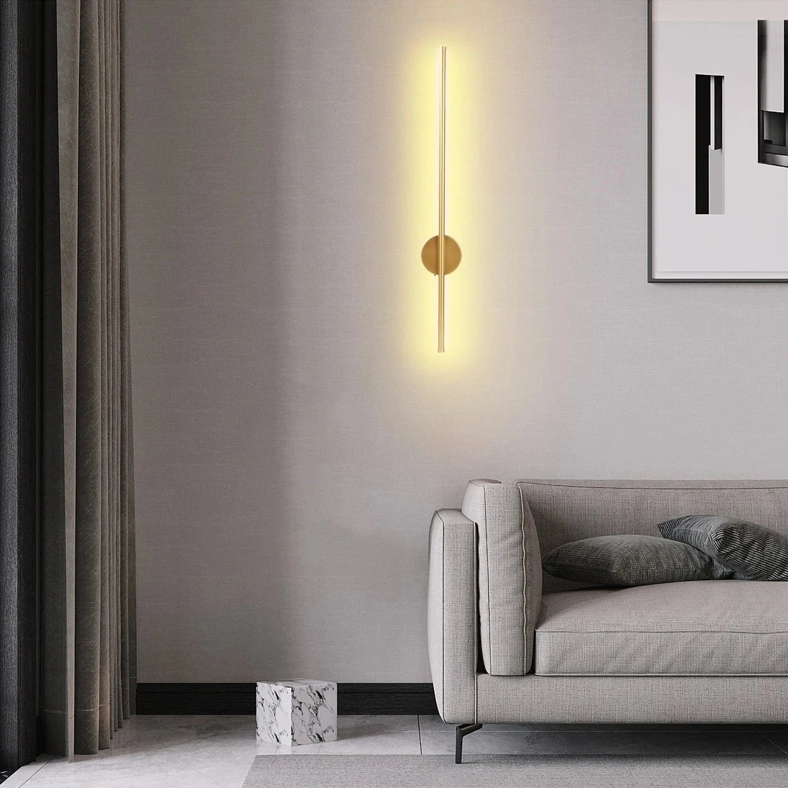 Verthara LED Rechargeable Wall Lamp Gold / 50cm