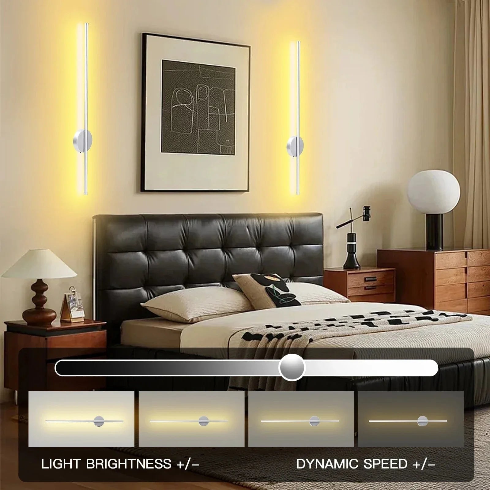 Verthara LED Rechargeable Wall Lamp