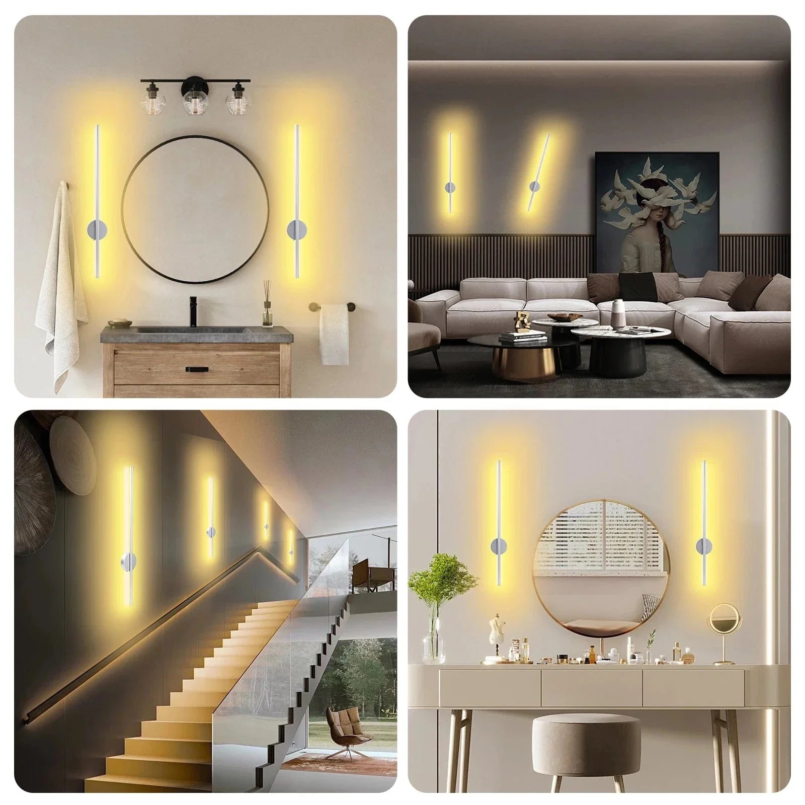 Verthara LED Rechargeable Wall Lamp