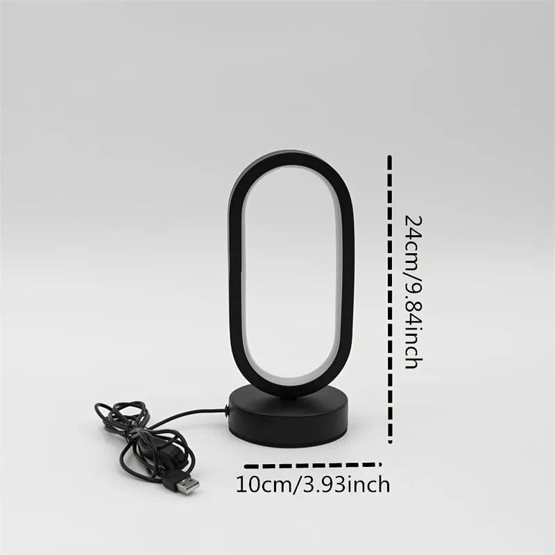 Verthara LED Table Lamp – U-Shaped Design – Warm Light – Modern Style - Ideal For Bedroom - Living Room - Desk Use Default