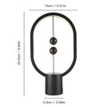 Verthara LED Table Lamp With USB Charging – Mini Balance Design - Warm White Light - Decorative - Elegant Home Accent Default