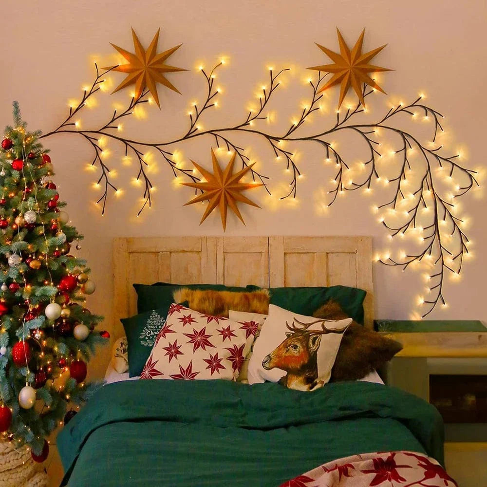 Verthara LED Tree Branch Lamp - Solar or USB Powered