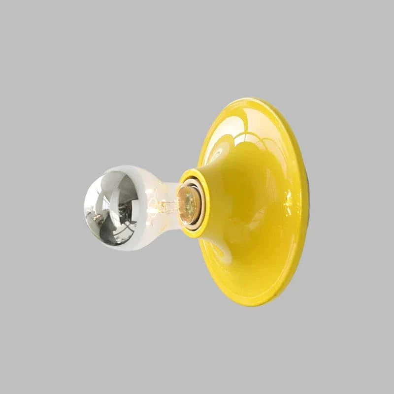 Verthara LED Wall Light – Wall-Mounted Decorative Fixture – Nordic Design - Warm White - Indoor Use - Energy-Efficient - Durable Metal and Acrylic Yellow