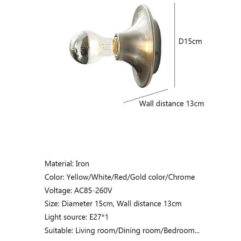 Verthara LED Wall Light – Wall-Mounted Decorative Fixture – Nordic Design - Warm White - Indoor Use - Energy-Efficient - Durable Metal and Acrylic