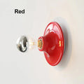 Verthara LED Wall Light – Wall-Mounted Decorative Fixture – Nordic Design - Warm White - Indoor Use - Energy-Efficient - Durable Metal and Acrylic Red