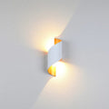 Verthara LED Wall Light With Modern Spiral Design - Waterproof - Indoor/Outdoor Use - 10W - Aluminium Construction - IP65 Rated Natural White 4000K / White and Gold
