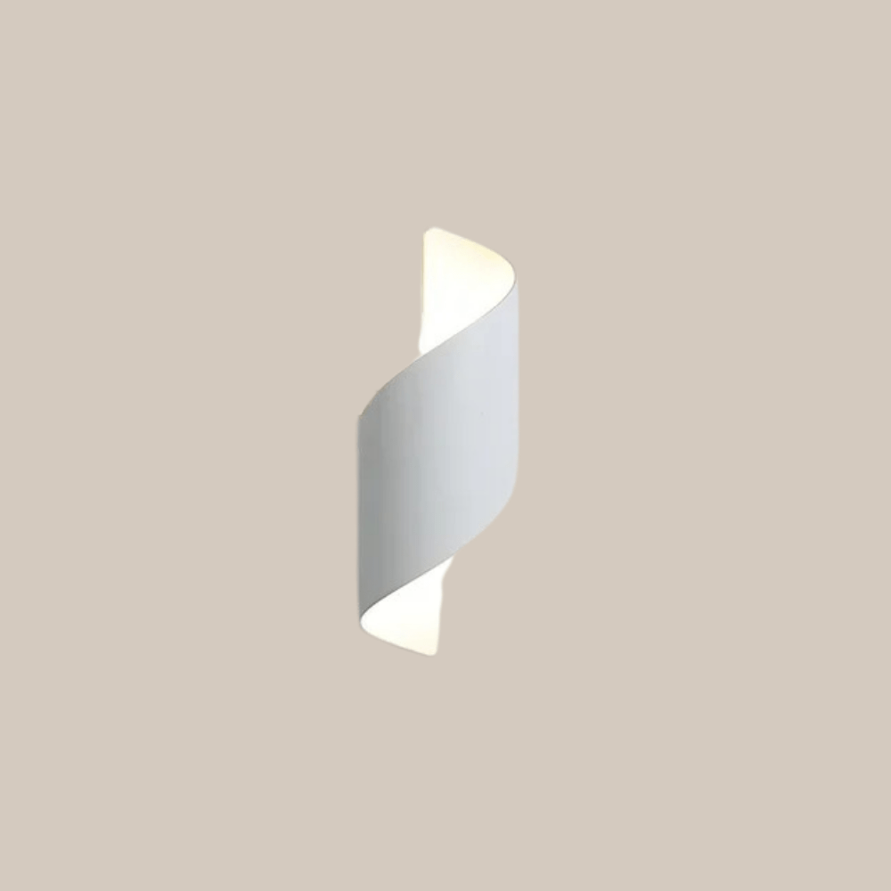 Verthara LED Wall Light With Modern Spiral Design - Waterproof - Indoor/Outdoor Use - 10W - Aluminium Construction - IP65 Rated Warm White (2700-3500K) / White
