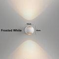 Verthara LED Wall Light With Rotatable Design – Modern - Frosted Metal - Acrylic Lens - Up/Down Lighting - Nordic Style