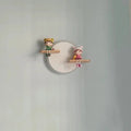 Verthara LED Wall Light With Unicorn Design – Wall-Mounted - Night Light - Ceramic - Kid's Room Decoration - Warm Glow - Colourful Accents