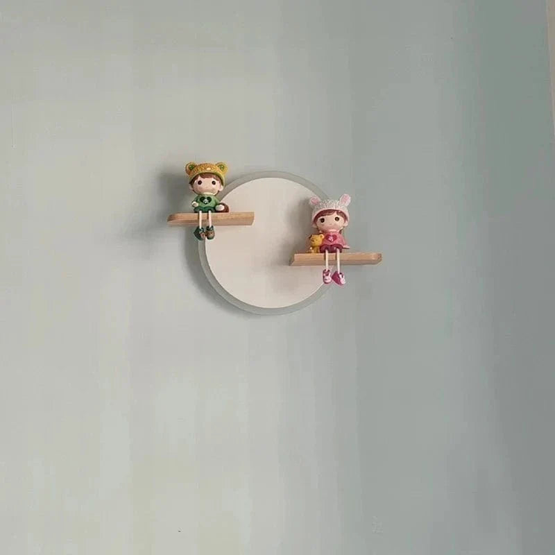 Verthara LED Wall Light With Unicorn Design – Wall-Mounted - Night Light - Ceramic - Kid's Room Decoration - Warm Glow - Colourful Accents