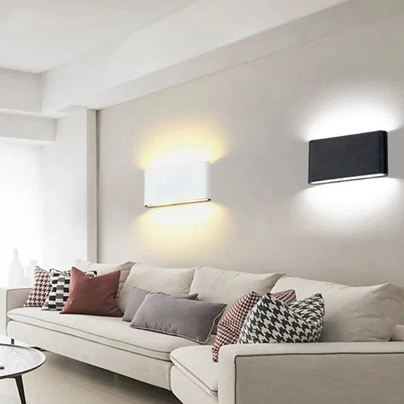 Verthara LED Wall Light With Up/Down Mount – Waterproof - Adjustable Colour Temperature - Aluminium - Modern Design - Indoor/Outdoor Use