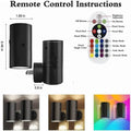 Verthara LED Wall Night Light With Plug-In Design – Sensor Activated - Remote Control - 16 Colour Options - Ideal For Bedroom Decor