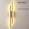 Verthara LED Wall Sconce With Acrylic Lampshade – Indoor Wall Light - Modern Copper Design - Adjustable Colour Temperature - Gold/Black Finish Tri-color / Gold right