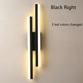 Verthara LED Wall Sconce With Acrylic Lampshade – Indoor Wall Light - Modern Copper Design - Adjustable Colour Temperature - Gold/Black Finish Tri-color / Black right