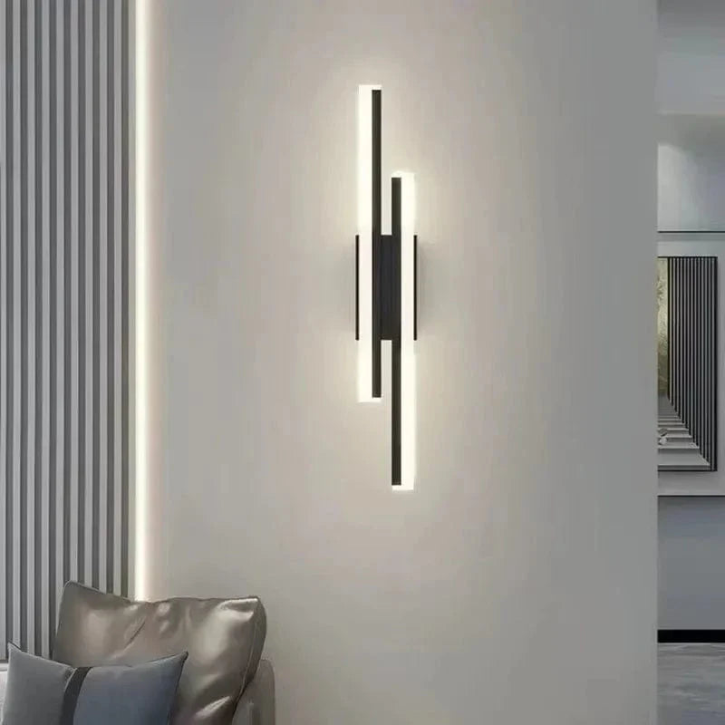 Verthara LED Wall Sconce With Acrylic Lampshade – Indoor Wall Light - Modern Copper Design - Adjustable Colour Temperature - Gold/Black Finish