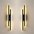 Verthara LED Wall Sconce With Acrylic Lampshade – Indoor Wall Light - Modern Copper Design - Adjustable Colour Temperature - Gold/Black Finish
