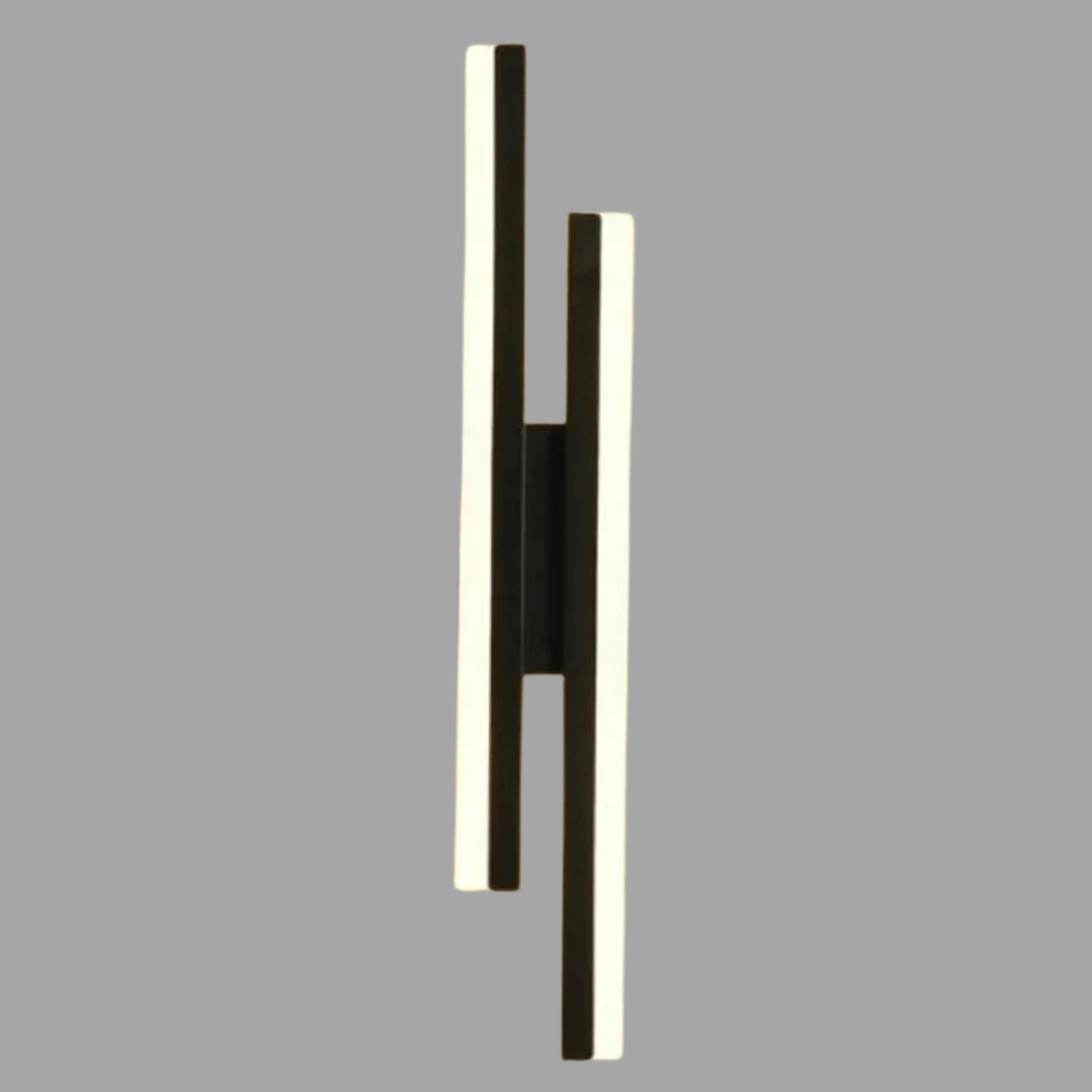 Verthara LED Wall Sconce With Acrylic Lampshade – Indoor Wall Light - Modern Copper Design - Adjustable Colour Temperature - Gold/Black Finish Tri-color / Black left