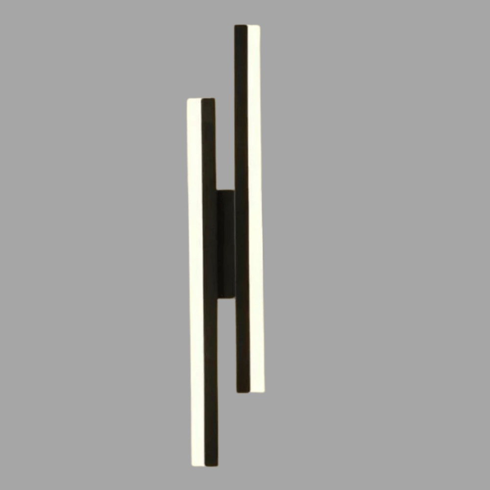 Verthara LED Wall Sconce With Acrylic Lampshade – Indoor Wall Light - Modern Copper Design - Adjustable Colour Temperature - Gold/Black Finish Tri-color / Black right