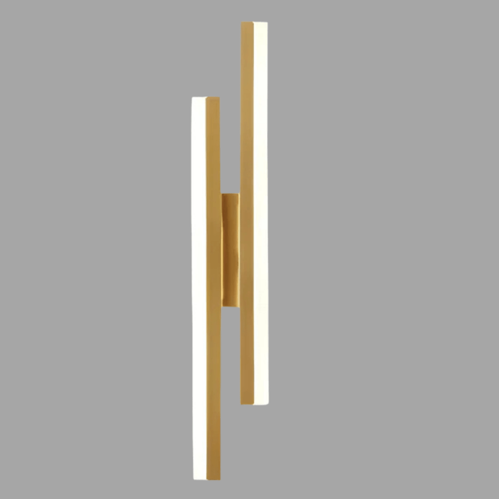 Verthara LED Wall Sconce With Acrylic Lampshade – Indoor Wall Light - Modern Copper Design - Adjustable Colour Temperature - Gold/Black Finish Tri-color / Gold right