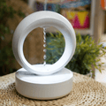 Verthara Levitating Water Droplet Ultrasonic Humidifier with LED Lighting Round White
