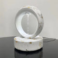 Verthara Levitating Water Droplet Ultrasonic Humidifier with LED Lighting Round Marble