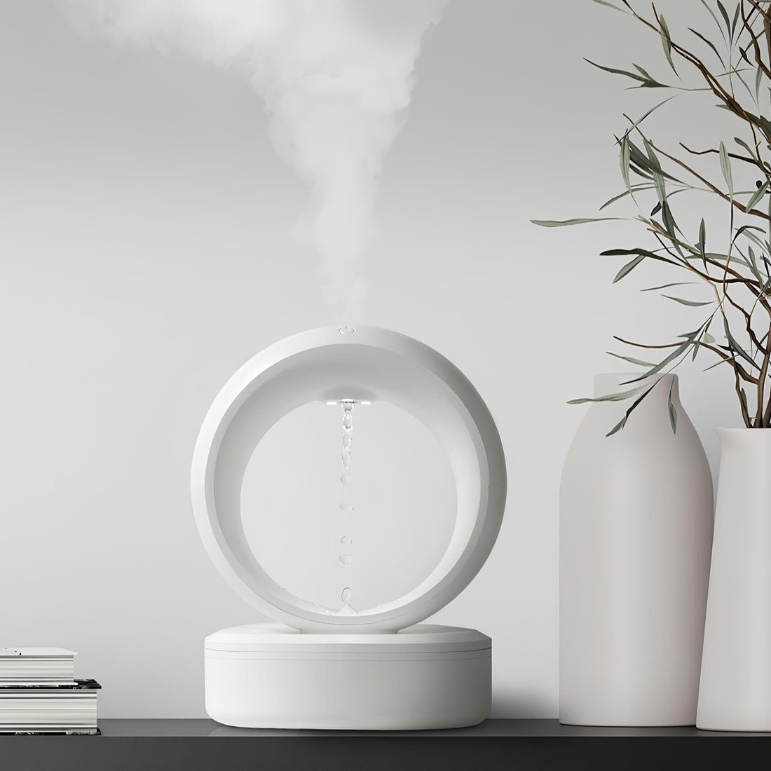 Verthara Levitating Water Droplet Ultrasonic Humidifier with LED Lighting