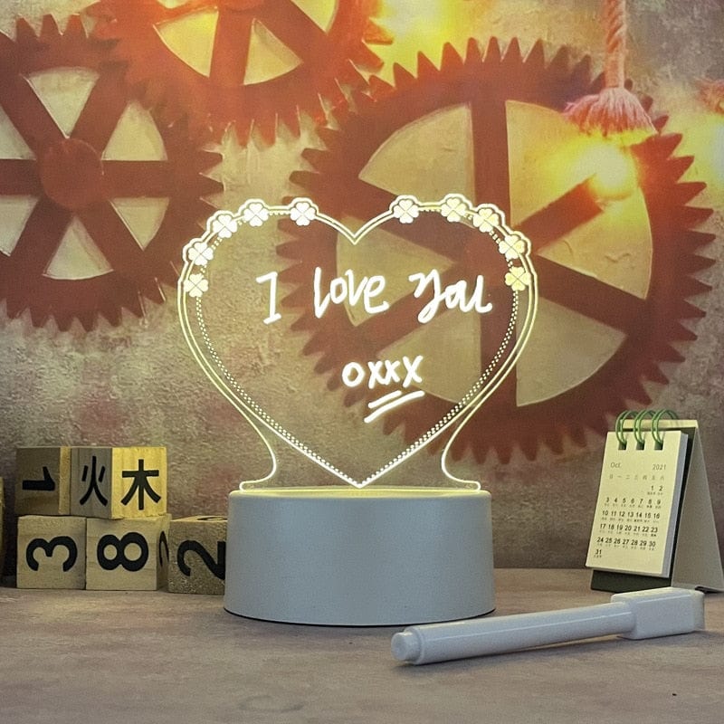 Verthara Lighted Message Board Heart