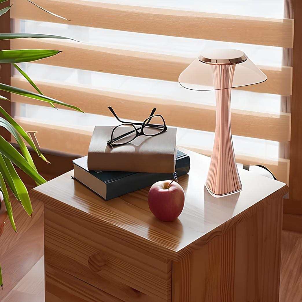 Verthara Luxury Crystal Rechargeable Table Lamp