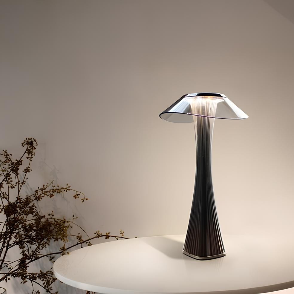 Verthara Luxury Crystal Rechargeable Table Lamp
