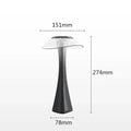 Verthara Luxury Crystal Rechargeable Table Lamp