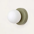 Verthara Macaron Mini Glass Sconce LED Wall Lamp GREEN / 10cm Glass lampshade