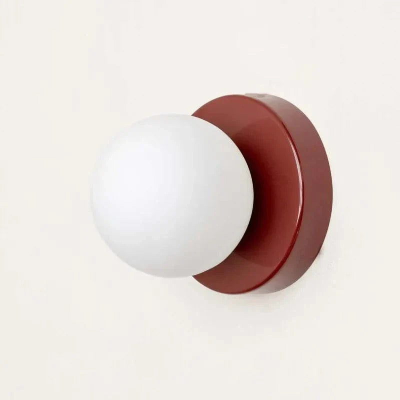 Verthara Macaron Mini Glass Sconce LED Wall Lamp