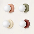 Verthara Macaron Mini Glass Sconce LED Wall Lamp