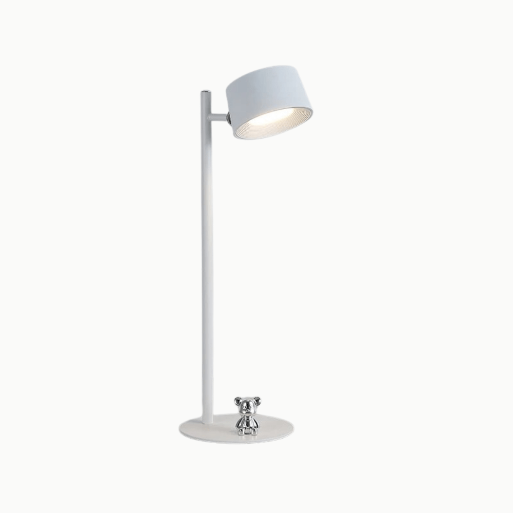 Verthara Magnetic Mount LED Desk Lamp – Rechargeable - Rotatable - Minimalist - Modern Indoor Lighting - Ideal For Work And Study White