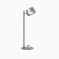 Verthara Magnetic Mount LED Desk Lamp – Rechargeable - Rotatable - Minimalist - Modern Indoor Lighting - Ideal For Work And Study Chrome