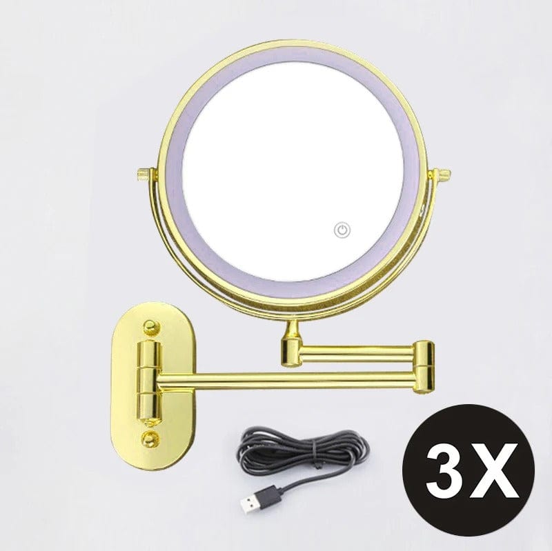 Verthara Make-Up Mirror with Light - Rechargeable Make-up Mirror with Light