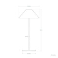 Verthara Minimal Cone Rechargeable Table Lamp