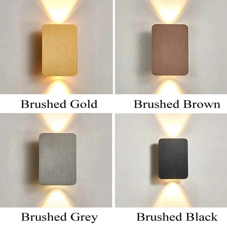 Verthara Modern 6W LED Wall Lamp - Double Head