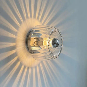 Verthara Modern Bauhaus Glass Wall Lamp