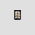 Verthara Modern Black Outdoor Wall Light Fixture – Waterproof LED Cubical Sconce for Garage and Pathway Cool White / 30CM