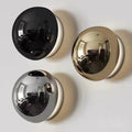 Verthara Modern Circular Wall Lamp - Hardwired - Minimalist Design - Plated Silver Finish - Indoor Use - Ideal For Corridor And Bedside Lighting