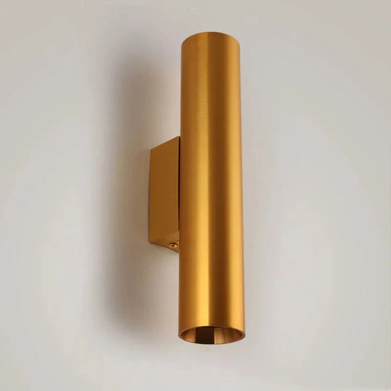 Verthara Modern Cylinder 6W 10W LED Wall Lamp 10W Gold / 20CM / Warm White (2700-3500K)