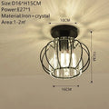 Verthara Modern Flush Mount Ceiling Light Fixture – K9 Crystal - LED Compatible - Elegant Design - Indoor Use - Polished Chrome Finish Black-D